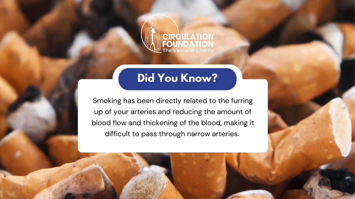 Quit smoking this Stoptober. Your body begins to repair the damage caused by smoking as soon as you quit. Your blood will become thinner and less likely to form dangerous blood clots. 

When you stop smoking, good things start to happen! 🚫