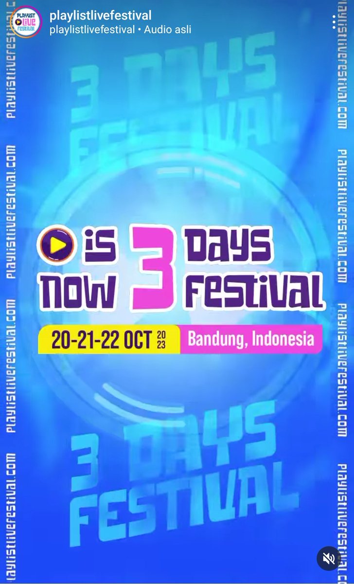 WTS 2 tiket - 3 days pass!
Harga dibawah Presale C.

#playlistlivefestival2023
#playlistlivefestival
#playlistlive
#Bandung
#infokonser
#infokonserbandung
#infobandung
#zonauang