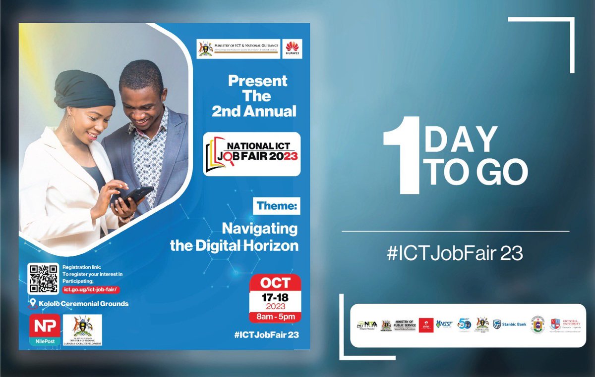 #ICTJobFair23 plays a crucial role in fostering growth & development because serves as a catalyst for connecting talent with organizations, thereby contributing to the overall expansion of the industry. One day to go, come get an opportunity to add value to yourself!!