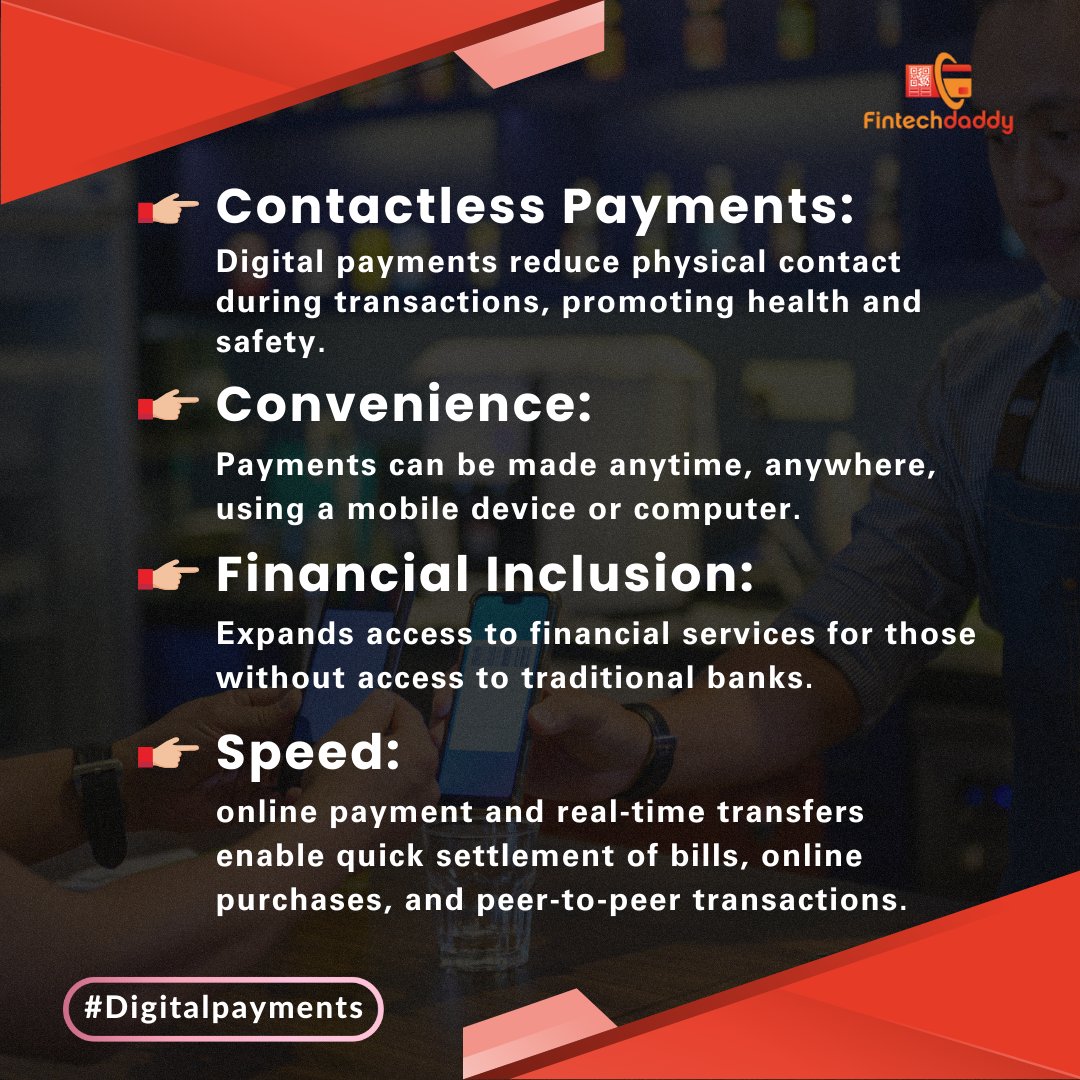 'From convenience to security, digital #payments are essential in today's world.'
.
.
.
#digitalpayment #digitalpayments #onlinepayment #contactlesspayment #convenient #payments #paymentsolutions #paymentgateway #wavexpay