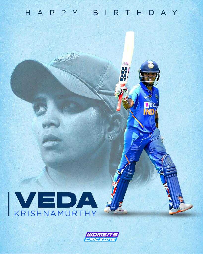 #HappyBirthday to India batter Veda Krishnamurthy 🎂

She was part of  🇮🇳 's #WWC17 runners-up squad

#CricketTwitter