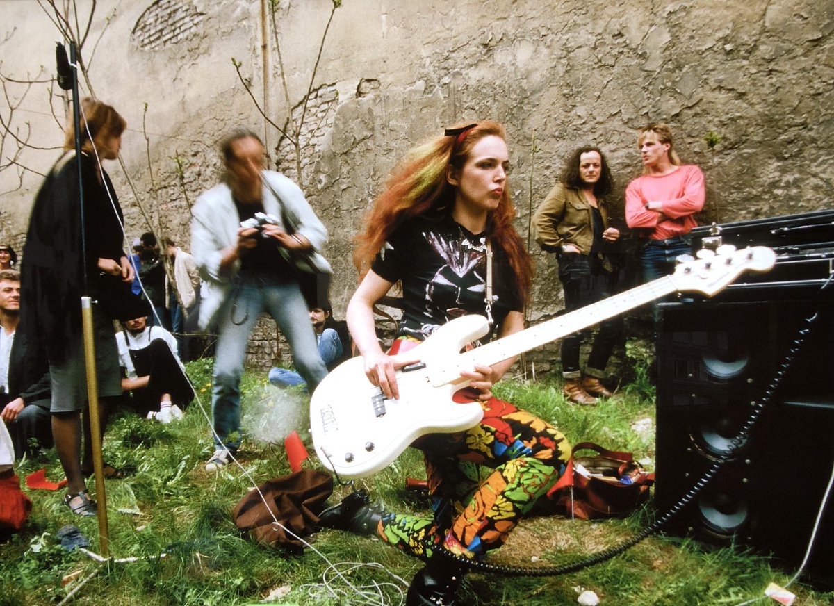 Tatjana Besson of the East German punk band “Die Firma”. Tatjana was a Stasi informer with the code name Kim.😳 #coldwarhist