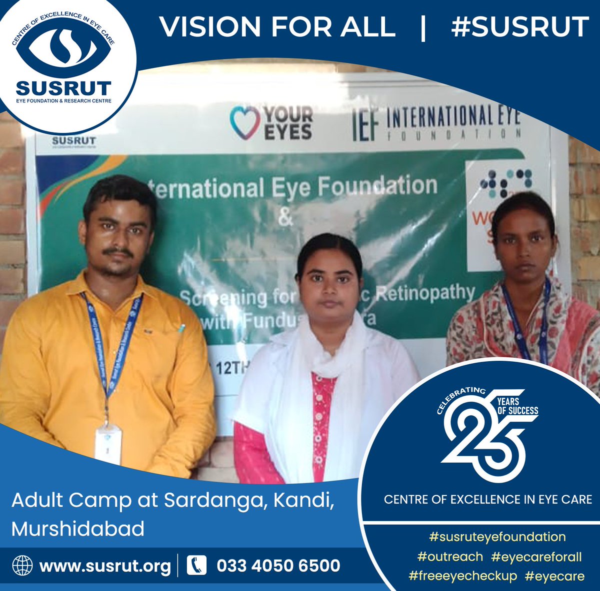 susruteyehosp's tweet photo. Adult Camp at Kalokhali, Jiaganj & Sardanga, Kandi, Murshidabad
https://t.co/UCXa7sopg0
.
.
.
#GreenVisionCentre #SusrutEyeFoundation #EyeCareYouDeserve #EyeExperts #RuralBengal #HealthyEyes #EyeCareService
#CommunityOutreach #EyeHealth #EyeHealthInRuralBengal https://t.co/Gp2WintJjs