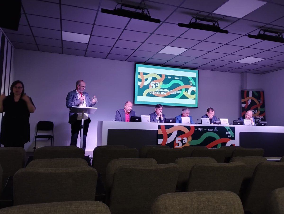 fejarfederacion's tweet photo. Inauguración de la 5ª Jornada Científica de fejar con
-Director General de Ordenación del Juego.
-Director General @ONCE_oficial.
Vicerrector de Comunicación @unicomplutense.
-Decano de la Facultad de Comunicación @unicomplutense .
-Presidente de FEJAR.
#JornadaCientifica #Fejar https://t.co/vvoOu0cR8s