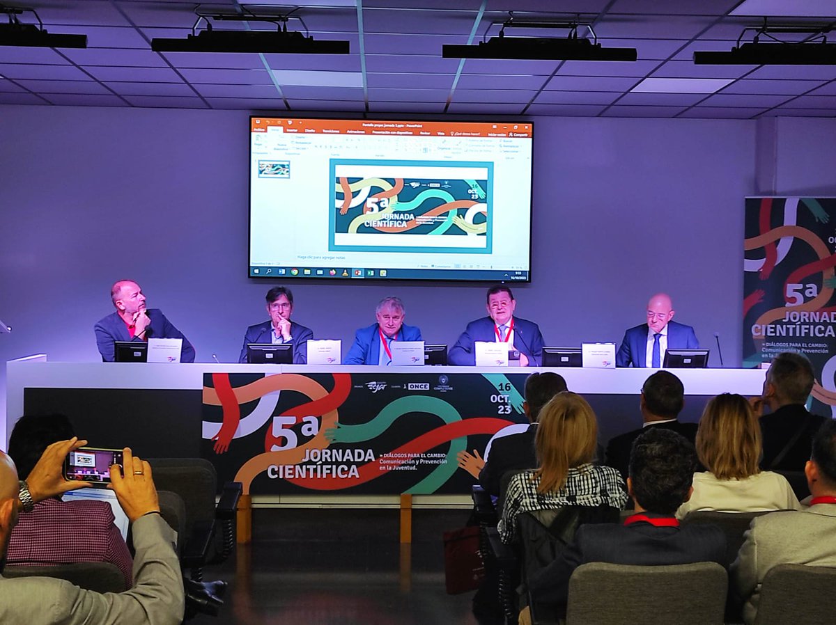 fejarfederacion's tweet photo. Inauguración de la 5ª Jornada Científica de fejar con
-Director General de Ordenación del Juego.
-Director General @ONCE_oficial.
Vicerrector de Comunicación @unicomplutense.
-Decano de la Facultad de Comunicación @unicomplutense .
-Presidente de FEJAR.
#JornadaCientifica #Fejar https://t.co/vvoOu0cR8s