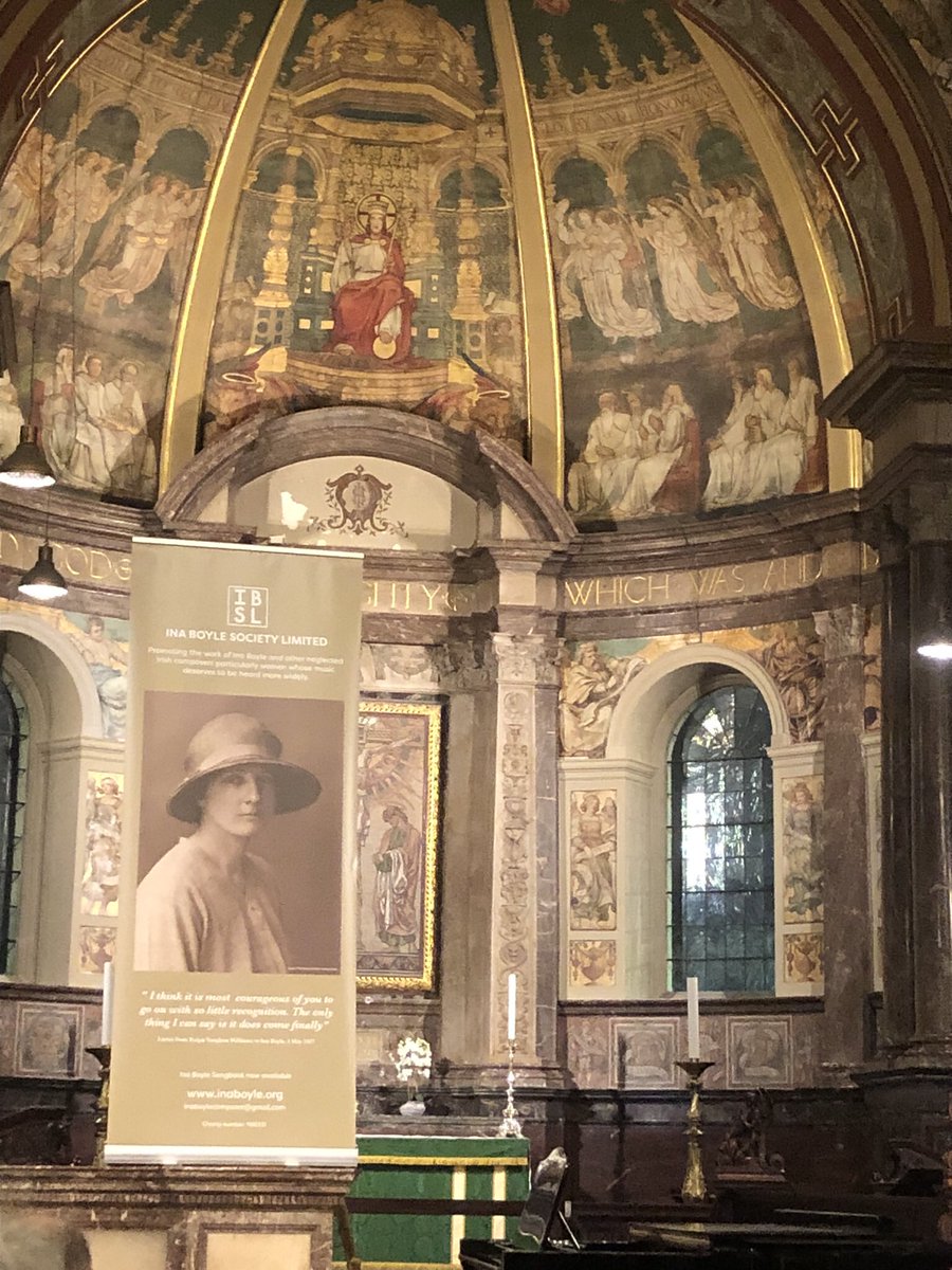 Reflecting on a wonderful concert given for the launch of Ina Boyle’s published selected songs last week. Brilliant, important music finally getting the recognition it deserves @InaBoyleSoc #irishheritage #stmarylebonechurch #womencomposers #womensymphonists