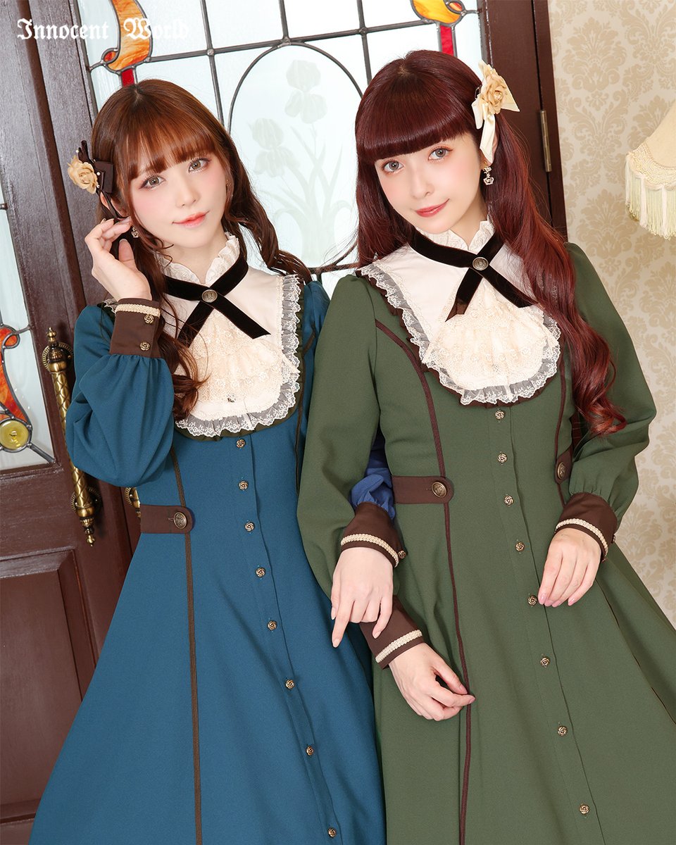 Innocent World｜フルールバッスルドレス（長袖）Fleur Bustle