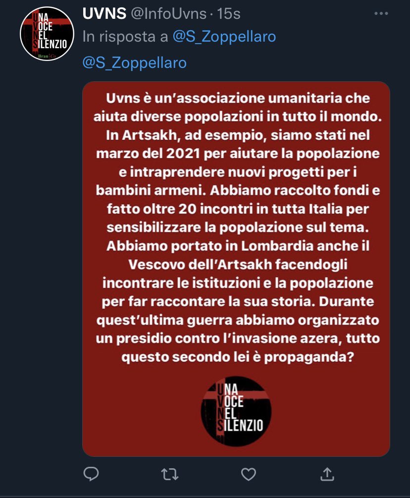 ‼️La nostra risposta al giornalista @S_Zoppellaro