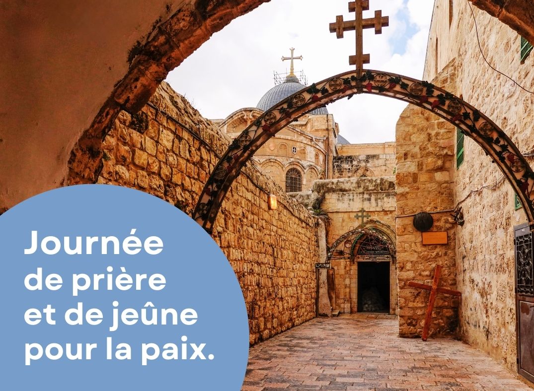 À l'invitation du patriarche de Jérusalem, les catholiques sont appelés à une journée de jeûne et de prière pour la paix en Israël et chez les palestiniens, le mardi 17 octobre. À la cathédrale Saint-Étienne, ce temps se tiendra de 12h15 à 14h.