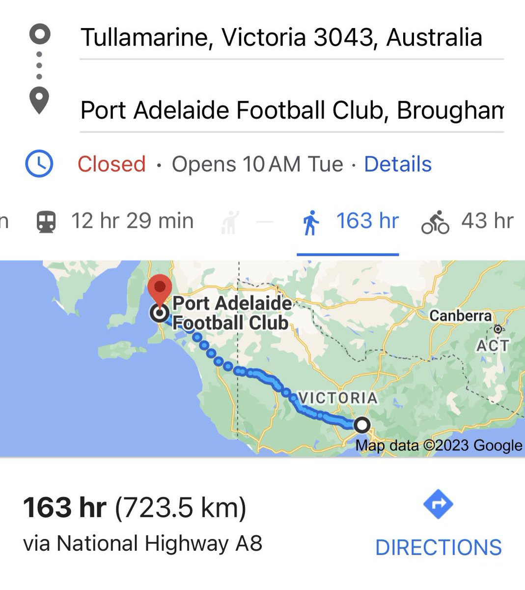 MrJohnnyRainman's tweet photo. He’d better get cracking then.
I estimate that it will take him two weeks if he “walks” 50 kms or so per day.
Left foot, right foot, Zerk. 😂
#callthebluff https://t.co/NE0FCXWAEY