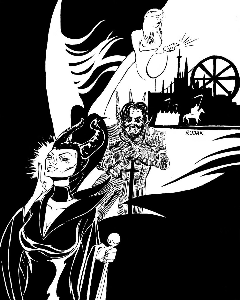sonofmalaya's tweet photo. Day 14: Castle #maleficient #angelinajolie #sleepingbeauty #medievalart #fantasyart #inkbrush #traditionalink #traditionalart #inktober #inktober2023 #inktoberday14 #inktobercastle https://t.co/JMLiVcYouN