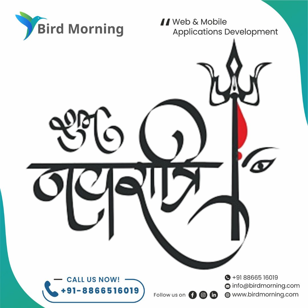 May the divine blessings of Maa Durga fill your life with joy and happiness.
.
.
.
.
.
#navaratri #navaratrispecial #navaratrivibes 
#itservices #itservicescompany #itconsulting #outsourcing #outsourcingsolutions #company #birdmorning #birdmorningsolutions #india #Canada