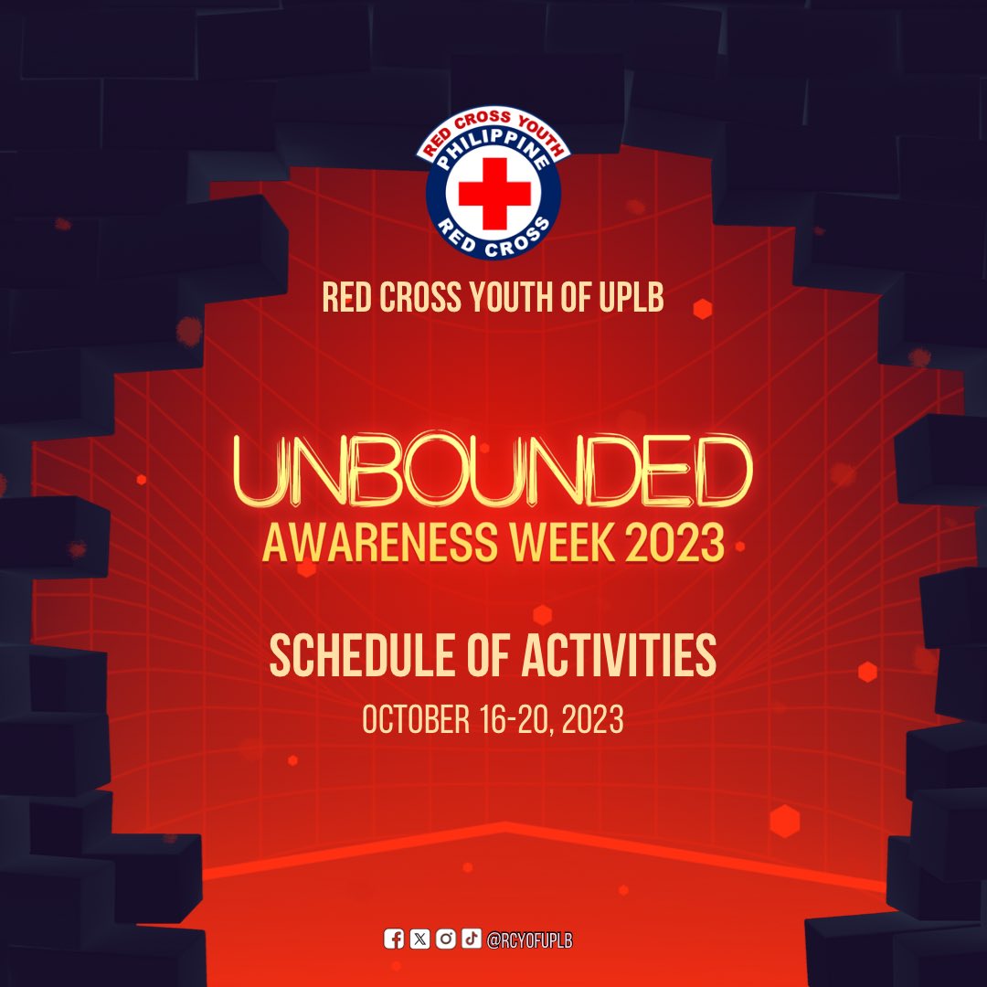 RCYofUPLB's tweet photo. As we unravel to the cognizance of Red Cross Youth of University of the Philippines Los Baños ❤️🔥, here are the 📝REGISTRATION FORMS📝 you would not want to miss:
REGISTER NOW AND BE UNBOUNDED WITH US!
Come and be unbounded with us!
#AWeek2023
#RCYUnbounded
#RCYofUPLB https://t.co/qhXmt9Ktp8
