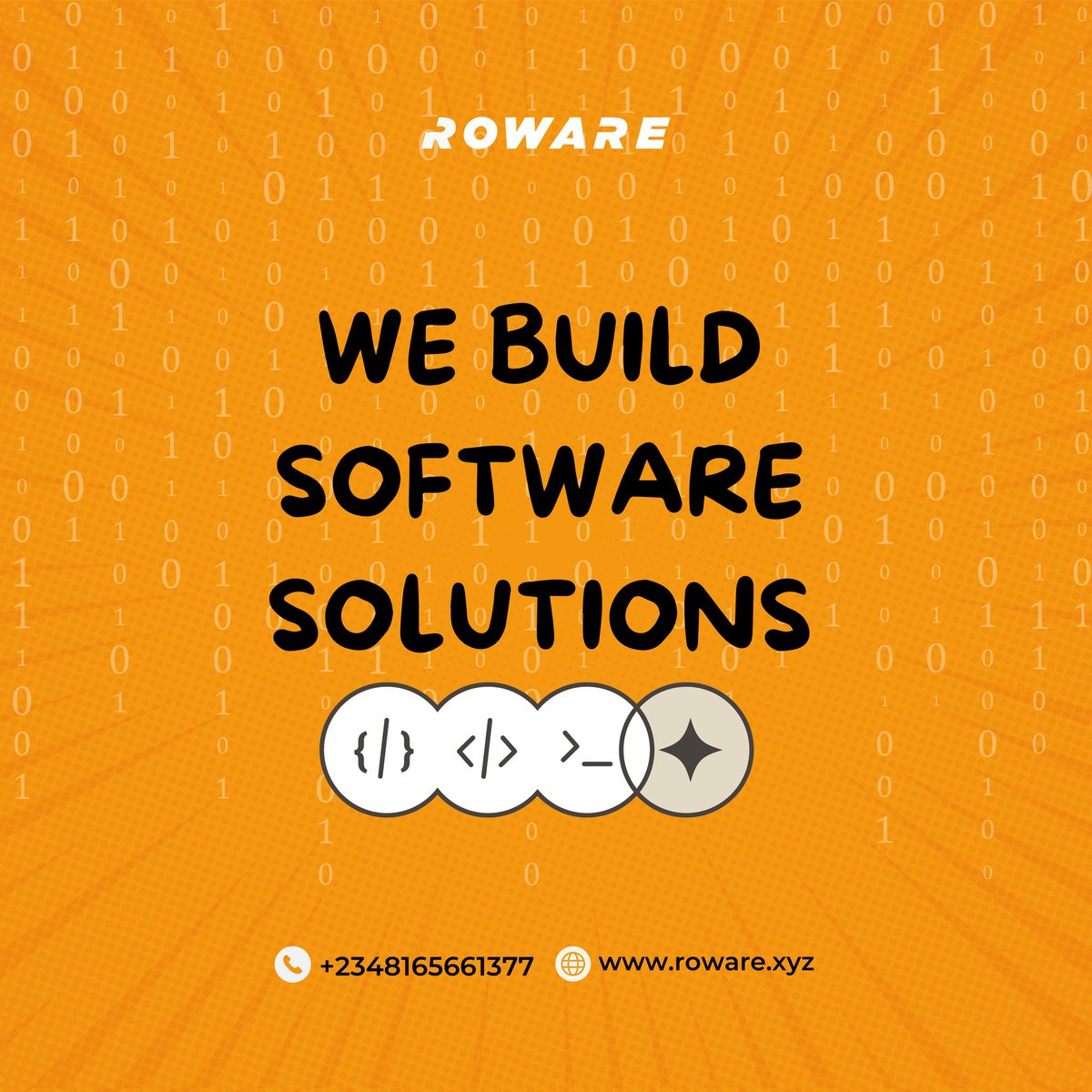 rowareltd's tweet photo. In case you are still wondering about what we do.
Here is a reminder that we build software solutions.
We've got the best hands and minds on deck.
Let's build the next unicorn together.
#roware #SoftwareSolutions #monday https://t.co/7Vf05WI4mY