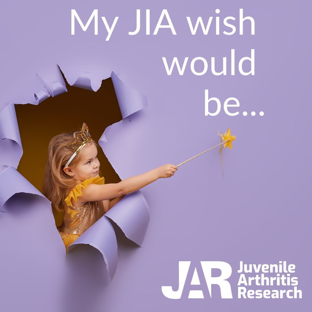 JARProject's tweet photo. Thank you for your input into the #JIALearn project so far. We’d love to hear some of your ideas on how improvements could be achieved.
No matter how wild or wacky, if you had one wish to make improvements to JIA care, what would it be? What would those solutions look like? https://t.co/N6IYhhW9Dd