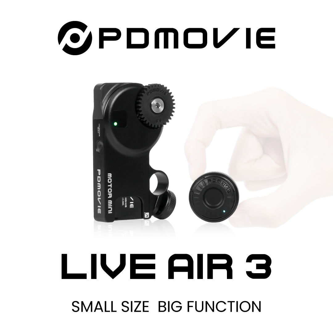 Stay sharp 🎯 in every shot:
PDMOVIE's LIVE AIR 3 Smart LiDAR Wireless Focus Lens Control Kits ensures your visual focus 🔍 is always on point, wirelessly. 🎥✨

tinyurl.com/mscf2sek

#PDMOVIELiveAir3 #WirelessFocusControl #LiDARFocus #FilmGearEssentials #Vidguys