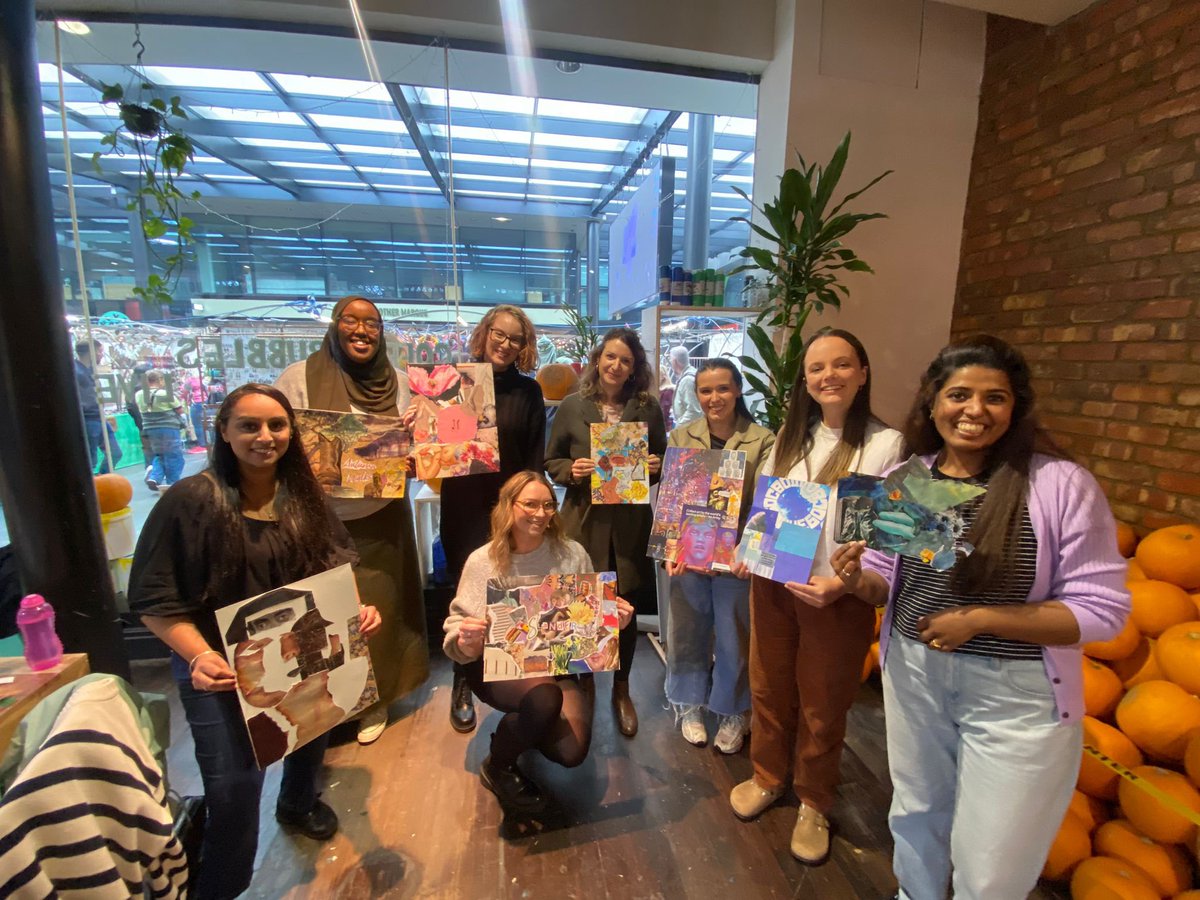 Frah_A's tweet image. Another fab QE team outing this weekend getting creative with a collage session!