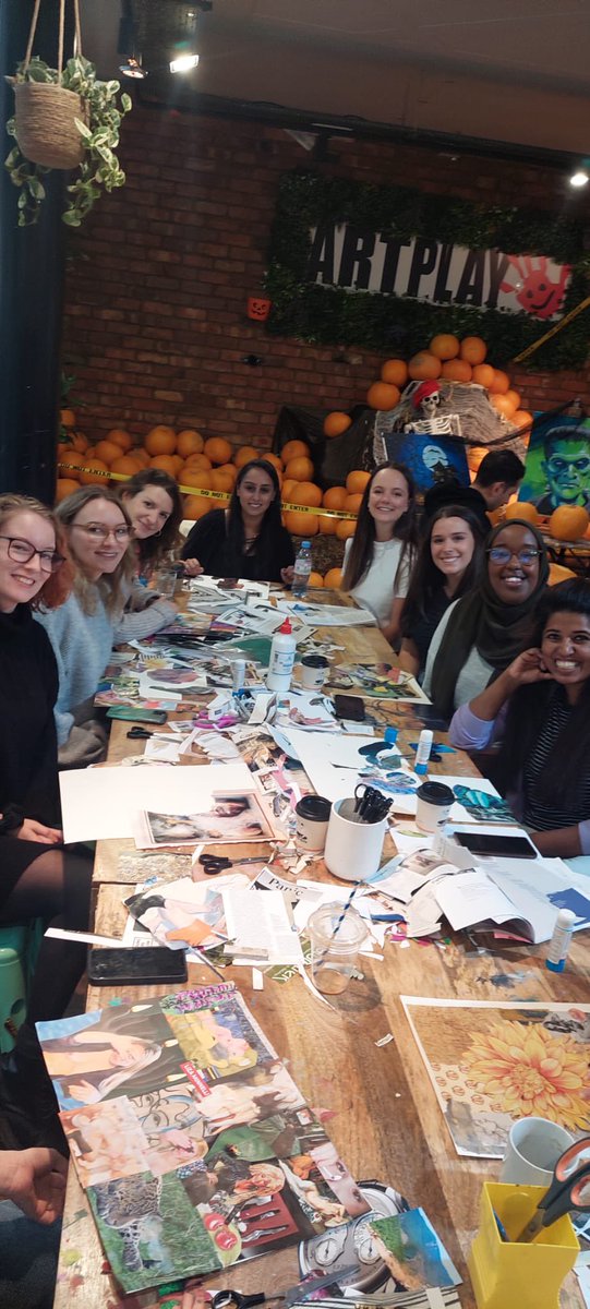 Frah_A's tweet image. Another fab QE team outing this weekend getting creative with a collage session!