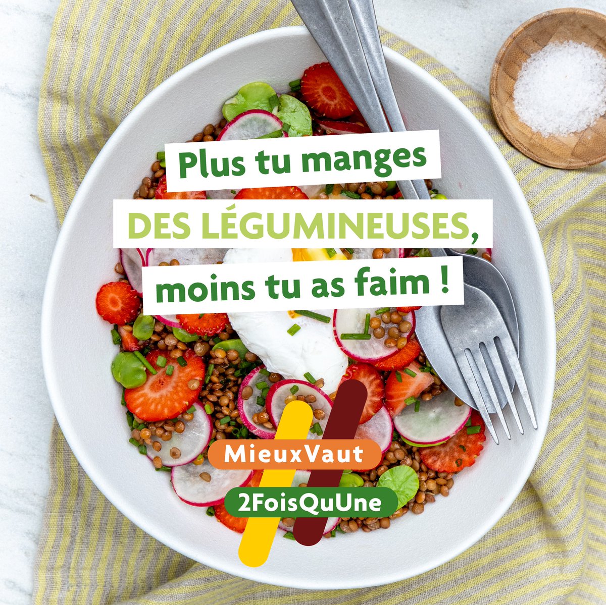 terresoleopro's tweet image. #JournéeMondialeDelAlimentation Pour votre #santé et celle de la planète, mettez des #légumineuses dans vos assiettes. 🫘

Elles sont saines, locales et savoureuses ! 😋