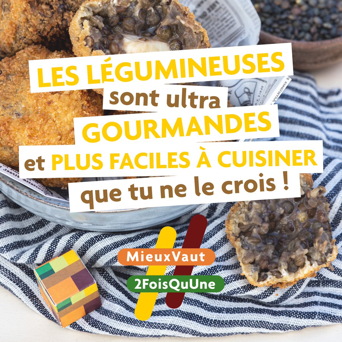 terresoleopro's tweet image. #JournéeMondialeDelAlimentation Pour votre #santé et celle de la planète, mettez des #légumineuses dans vos assiettes. 🫘

Elles sont saines, locales et savoureuses ! 😋