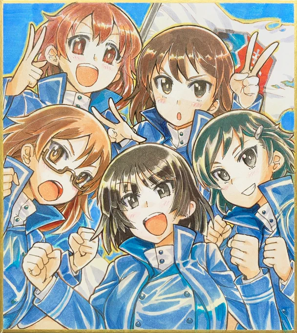 #とにかくワチャーッと集合してる絵を晒す見た人もやるまた集合絵描きたいネー(^^) 