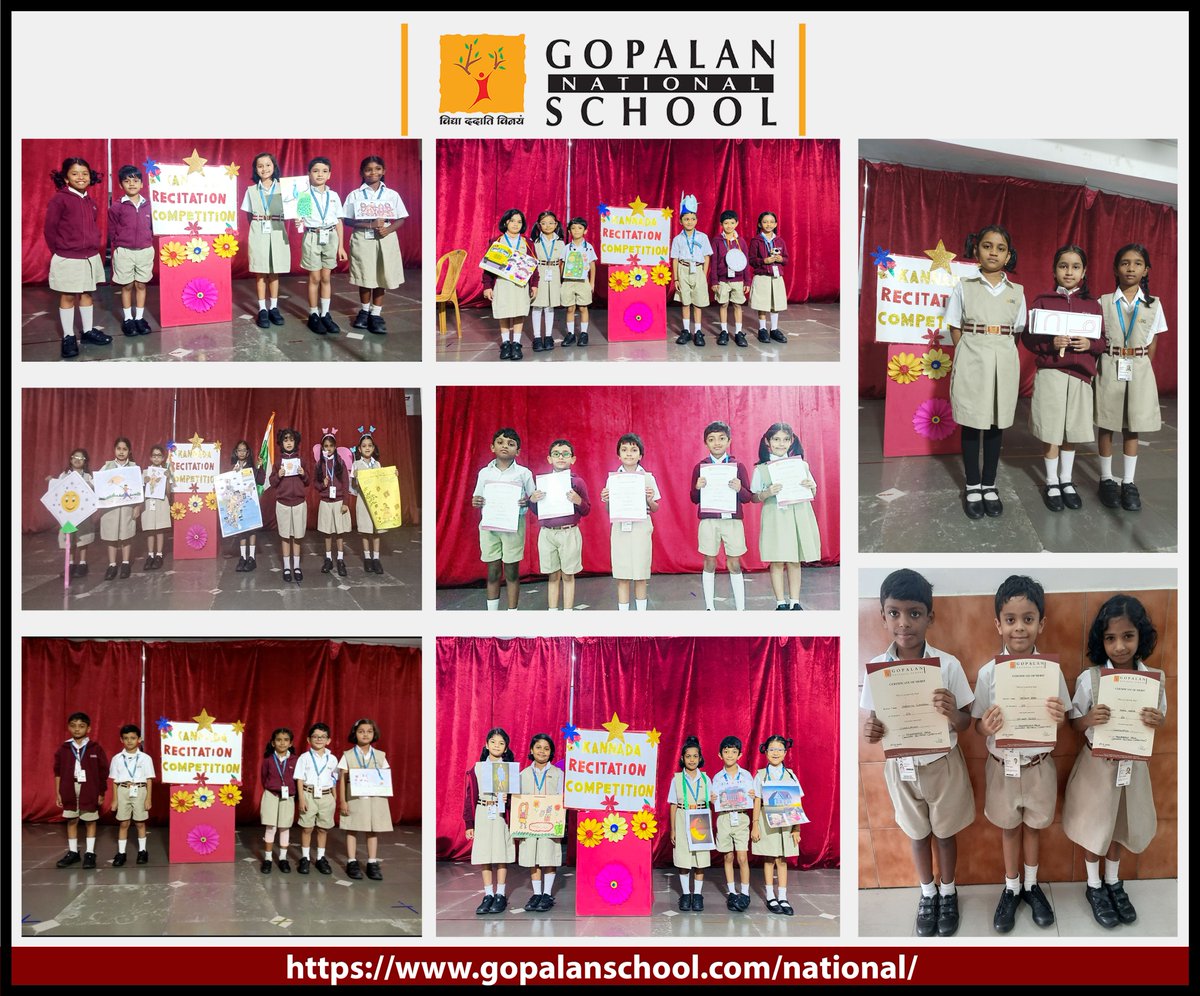 GopalanSchool's tweet photo. 𝘈𝘬𝘴𝘩𝘢𝘳𝘢𝘨𝘢𝘭𝘢 𝘔𝘦𝘭𝘢-𝘒𝘢𝘯𝘯𝘢𝘥𝘢 𝘙𝘦𝘤𝘪𝘵𝘢𝘵𝘪𝘰𝘯 𝘊𝘰𝘮𝘱𝘦𝘵𝘪𝘵𝘪𝘰𝘯.
𝘊𝘰𝘯𝘨𝘳𝘢𝘵𝘶𝘭𝘢𝘵𝘪𝘰𝘯𝘴 𝘵𝘰 𝘈𝘭𝘭 𝘵𝘩𝘦 𝘞𝘪𝘯𝘯𝘦𝘳𝘴 𝘰𝘧 𝘎𝘳𝘢𝘥𝘦 1 &2 !!
#gopalannationalschool #schoolsinwhitefield #icseschools #gns #bestschool #kannadarecitation https://t.co/eEz9KAqNlm