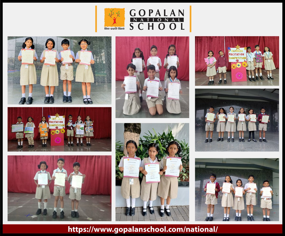 GopalanSchool's tweet photo. 𝘈𝘬𝘴𝘩𝘢𝘳𝘢𝘨𝘢𝘭𝘢 𝘔𝘦𝘭𝘢-𝘒𝘢𝘯𝘯𝘢𝘥𝘢 𝘙𝘦𝘤𝘪𝘵𝘢𝘵𝘪𝘰𝘯 𝘊𝘰𝘮𝘱𝘦𝘵𝘪𝘵𝘪𝘰𝘯.
𝘊𝘰𝘯𝘨𝘳𝘢𝘵𝘶𝘭𝘢𝘵𝘪𝘰𝘯𝘴 𝘵𝘰 𝘈𝘭𝘭 𝘵𝘩𝘦 𝘞𝘪𝘯𝘯𝘦𝘳𝘴 𝘰𝘧 𝘎𝘳𝘢𝘥𝘦 1 &2 !!
#gopalannationalschool #schoolsinwhitefield #icseschools #gns #bestschool #kannadarecitation https://t.co/eEz9KAqNlm