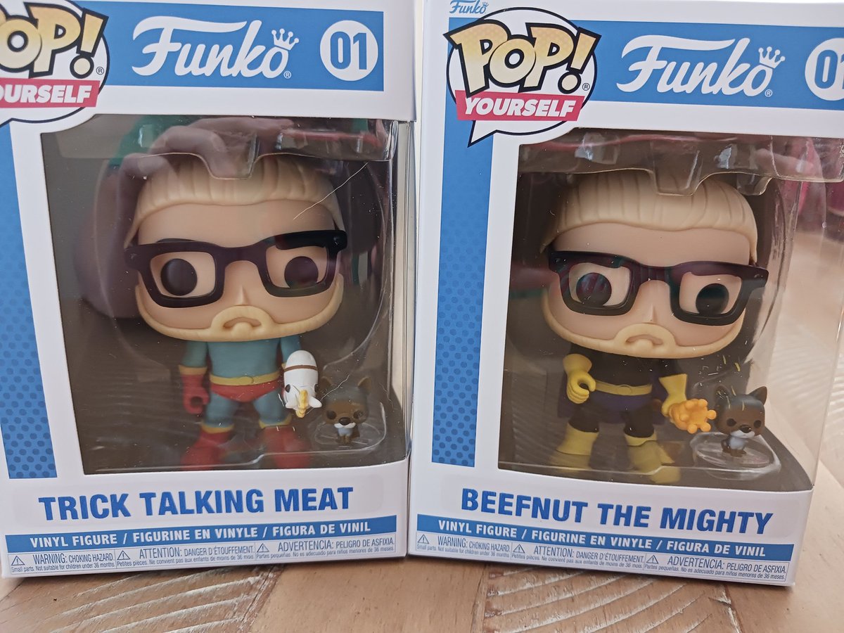 When your wife turns you into a Pop figure? I even come equipped with a mini Rocket Dog!