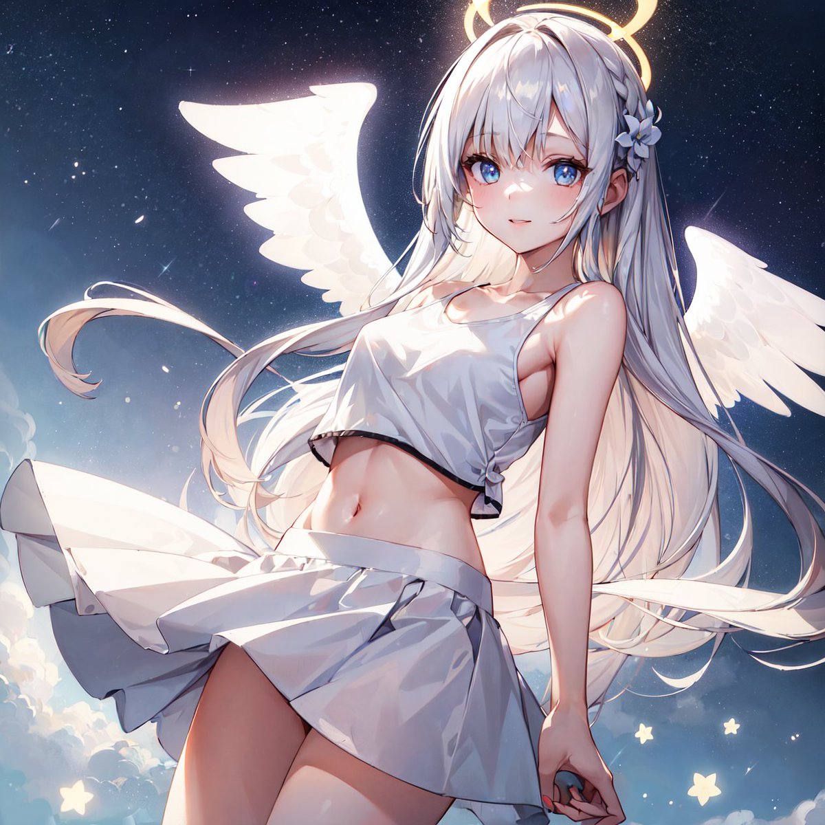 liaxlii's tweet photo. ๐ผ๐ป๐ A white outfit with wings and a halo is the perfect way to show off your angelic side! ๐โจ#WingsAndHalo #HeavenlyLook #WhiteOutfit #AngelicFashion #SeraphicStyle #HaloEffect #WingedOutfit #DivineLook #AngelVibes #CelestialChic https://t.co/TFVNuMxF6O