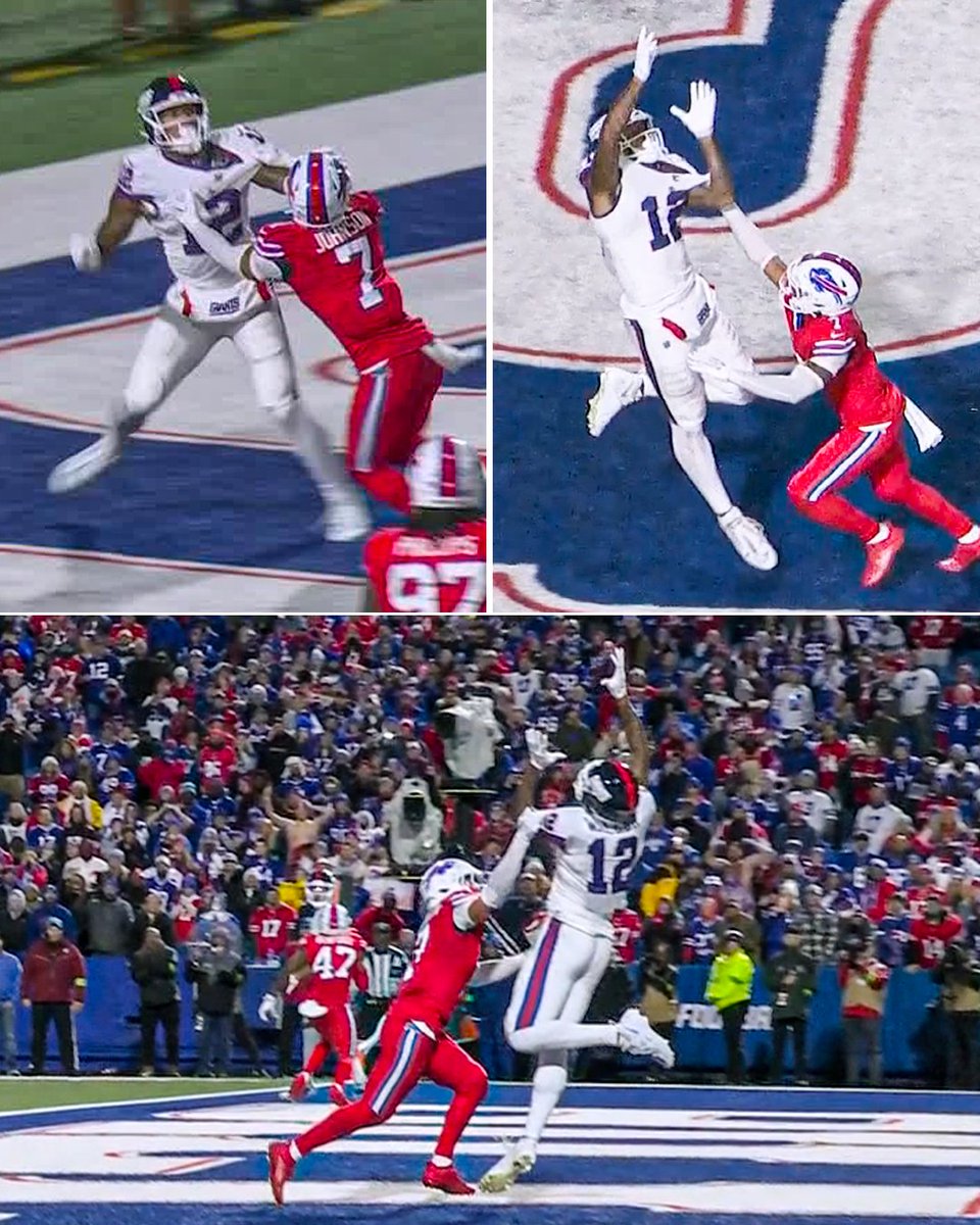 SportsCenter's tweet photo. The final play of Giants-Bills was a close call 😮 https://t.co/4mxcsNcntr