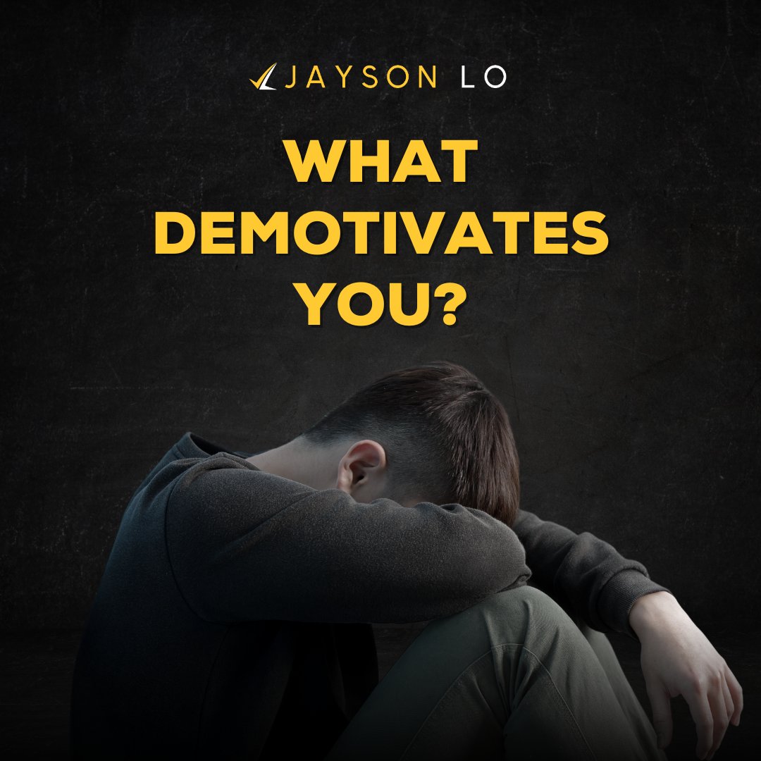 What demotivates you when trying to reach your goal? Share it with us below. 👇