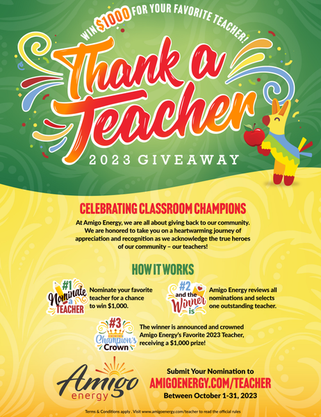 wbmspto's tweet photo. 👩‍🏫We have amazing teachers at WBMS! 

Nominate your favorite teacher for a chance to win $1,000 for their classroom!

@WestBriarMS https://t.co/26Z8pf6B6O