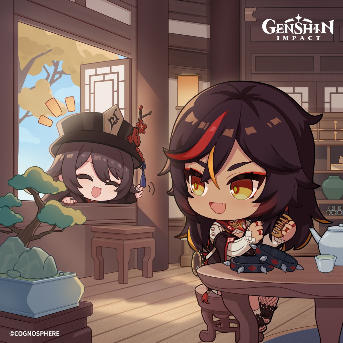 Happy Birthday, Xinyan!

"Time to go, Xinyan! Can't wait to see their reaction when they find out we're lighting up the stage again today!"
"Ah, gimme a sec to do my hair!"

Participate in Xinyan's birthday event: hoyo.link/8kbeFBAL

#GenshinImpact #Xinyan