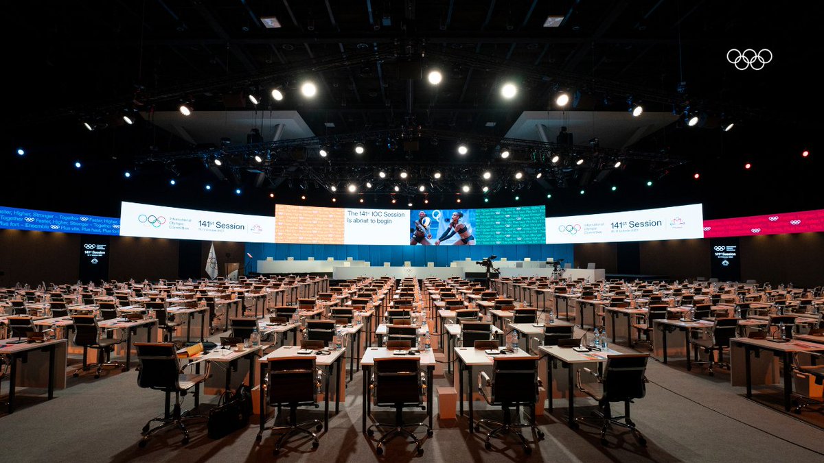 OlympicKhel's tweet image. Big day for cricket, squash and the three other disciplines in the running to make the Olympics at LA28. 🙌

Stay with us for all the latest from the 141st IOC Session. 

#IOCSession