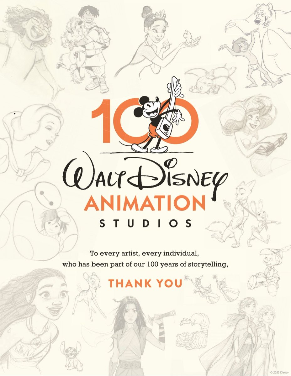 DisneyAPromos's tweet image. 100 years ago today, Walt Disney Animation Studios was founded.