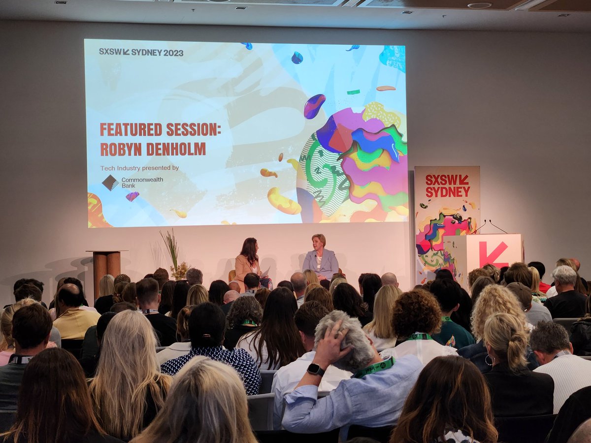 The grace and wisdom of <a href="/telsa/">telsa</a> Chair and absolute inspiration, <a href="/robyndenholm/">robyn denholm</a> ! 

Love seeing an Aussie female as one of the world's best leaders to look up to. 

Thank you Robyn. 

#sxswsydney #inspiration @sxswsydney