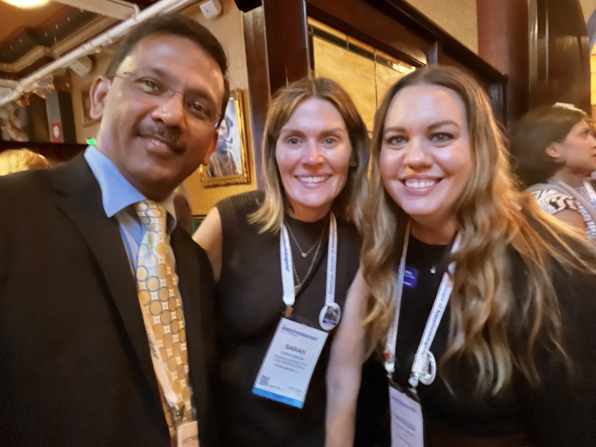 A BIG thank you to Ms. Sarah Braun &amp; Angelica Batha <a href="/ASALifeline/">ASA®</a> for their tireless work, amazing energy and unmatched commitment! Your support is critical to our efforts to advance #globalhealth! Great to catch up in person at #ANES23