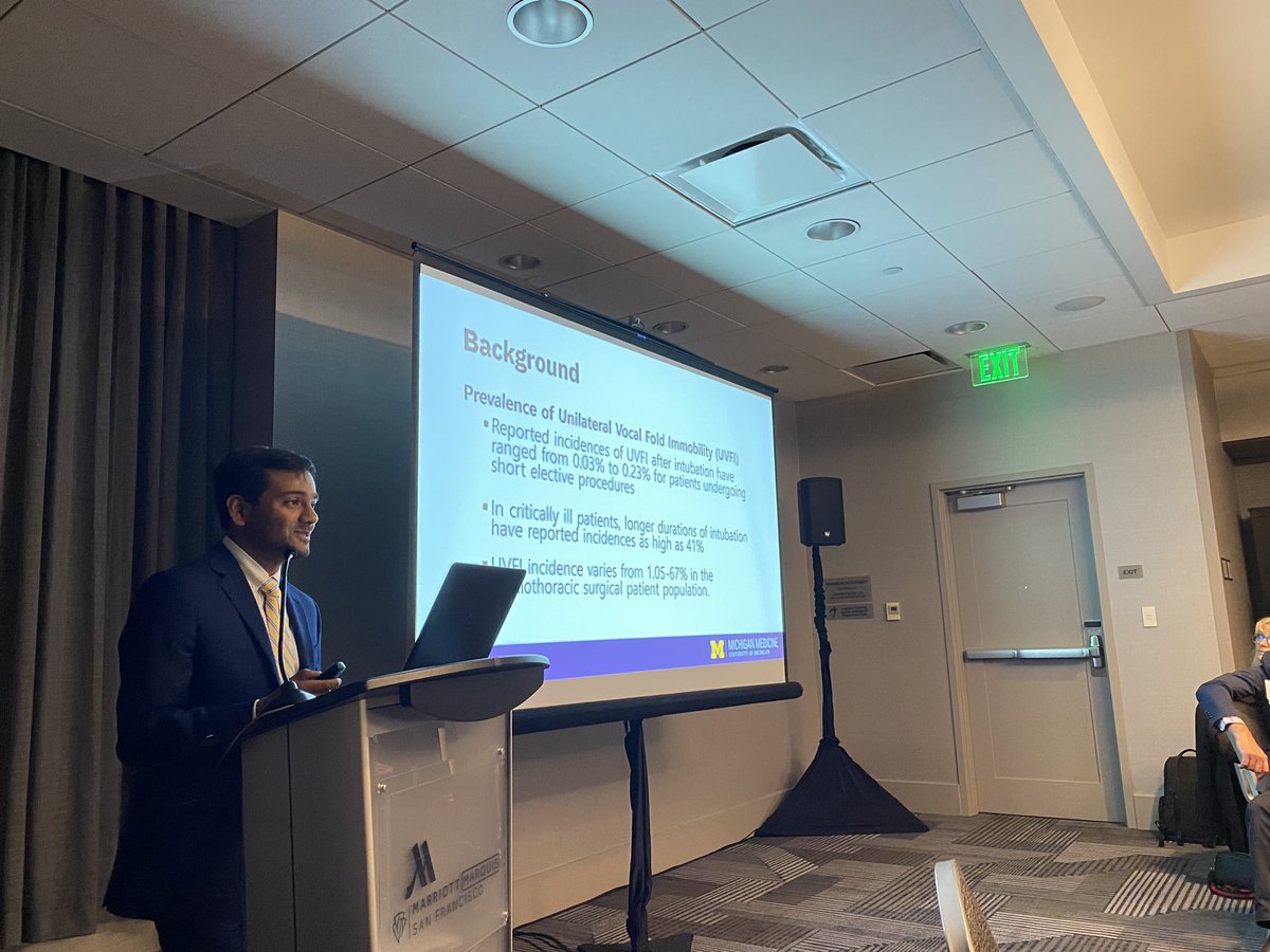 Dr. @SudhuSan presenting on management of a complex thyroplasty following Fontan Procedure! @OTOjournals @PediAnesthesia