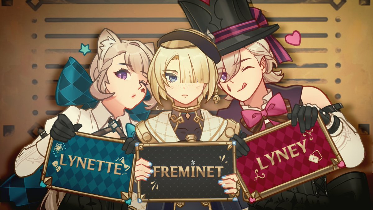 pandomains's tweet photo. Siblings in crime📸
#原神 #GenshinImpact  #Lyney  #Lynette #Freminet https://t.co/jrWuVaL5s5
