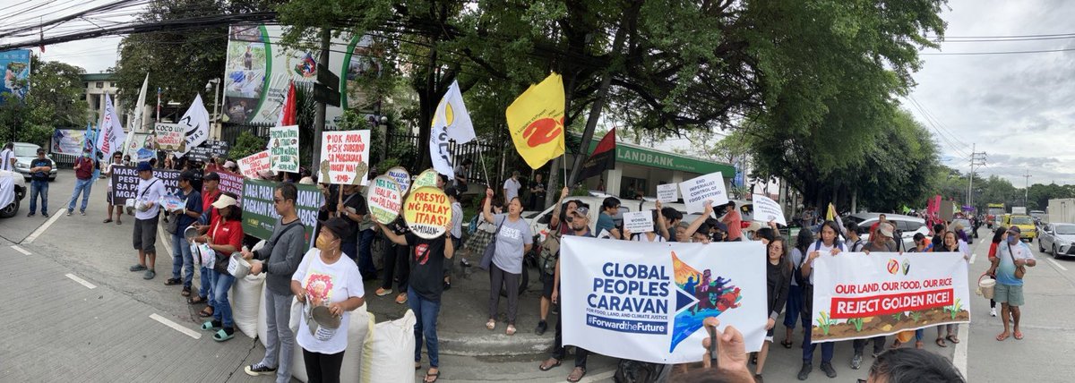 PANAsiaPacific's tweet photo. 🔵 World Hunger Day in the Philippines: Neoliberal food policies, corporate & feudal control over land is reason behind continued rise in food prices, worsening rural poverty & climate change, according to peasant grps & advocates.
#ForwardTheFuture #16DaysofGlobalAction https://t.co/jqLifFtkFu