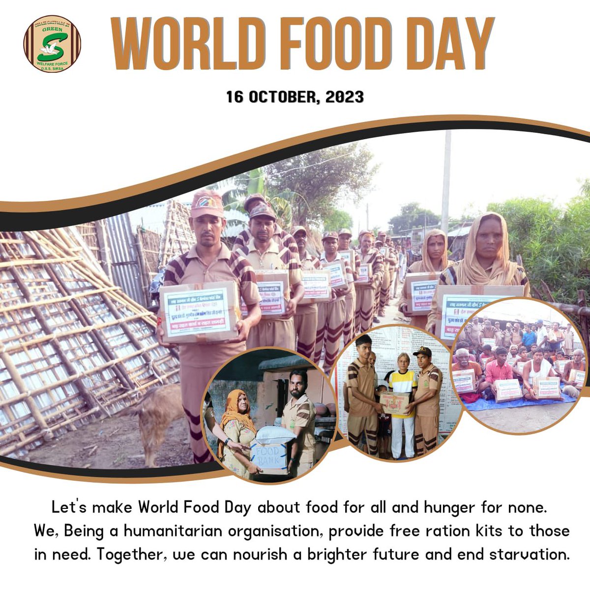GreenSwelfares's tweet photo. Today, as we mark World Food Day, let's appreciate the unique ability of food to bind us with a sense of community and compassion. Food has the remarkable power to unite us, irrespective of our backgrounds. Alongside our enjoyment, let's commit to building a world where no one experiences hunger. #WorldFoodDay #MondayMotivation