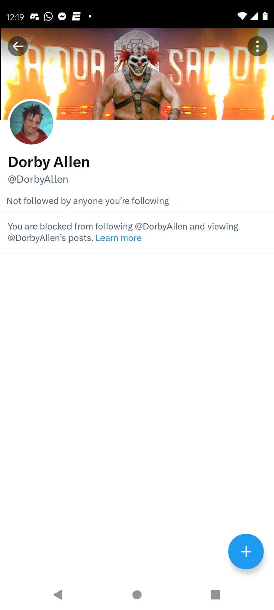 Tokenfour201's tweet image. Aww damn a AEW penis rider blocked me. Whatever shall I do?