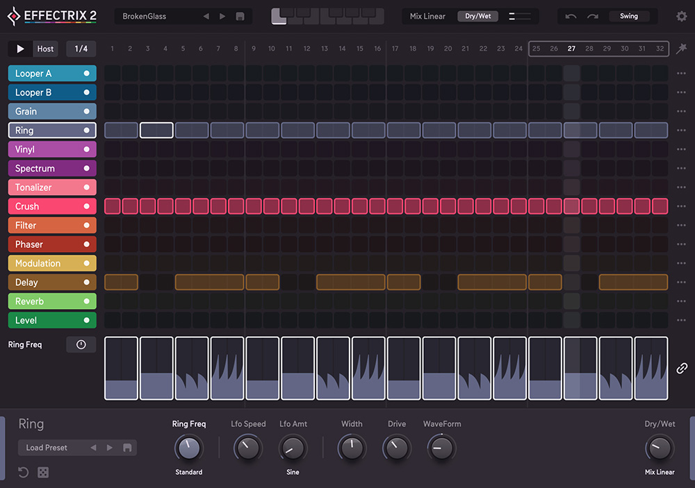 MLKEY_official's tweet image. 🌟✨新製品情報✨🌟

#SugarBytes から、究極のエフェクトシーケンサー「Effectrix 2」登場！
従来タイムストレッチやルーピングから、グラニュラー・シンセシスやグリッチでクレイジーなサウンドまで、可能性は無限大🙌

🔗musicland.co.jp/fs/musiclandke…
