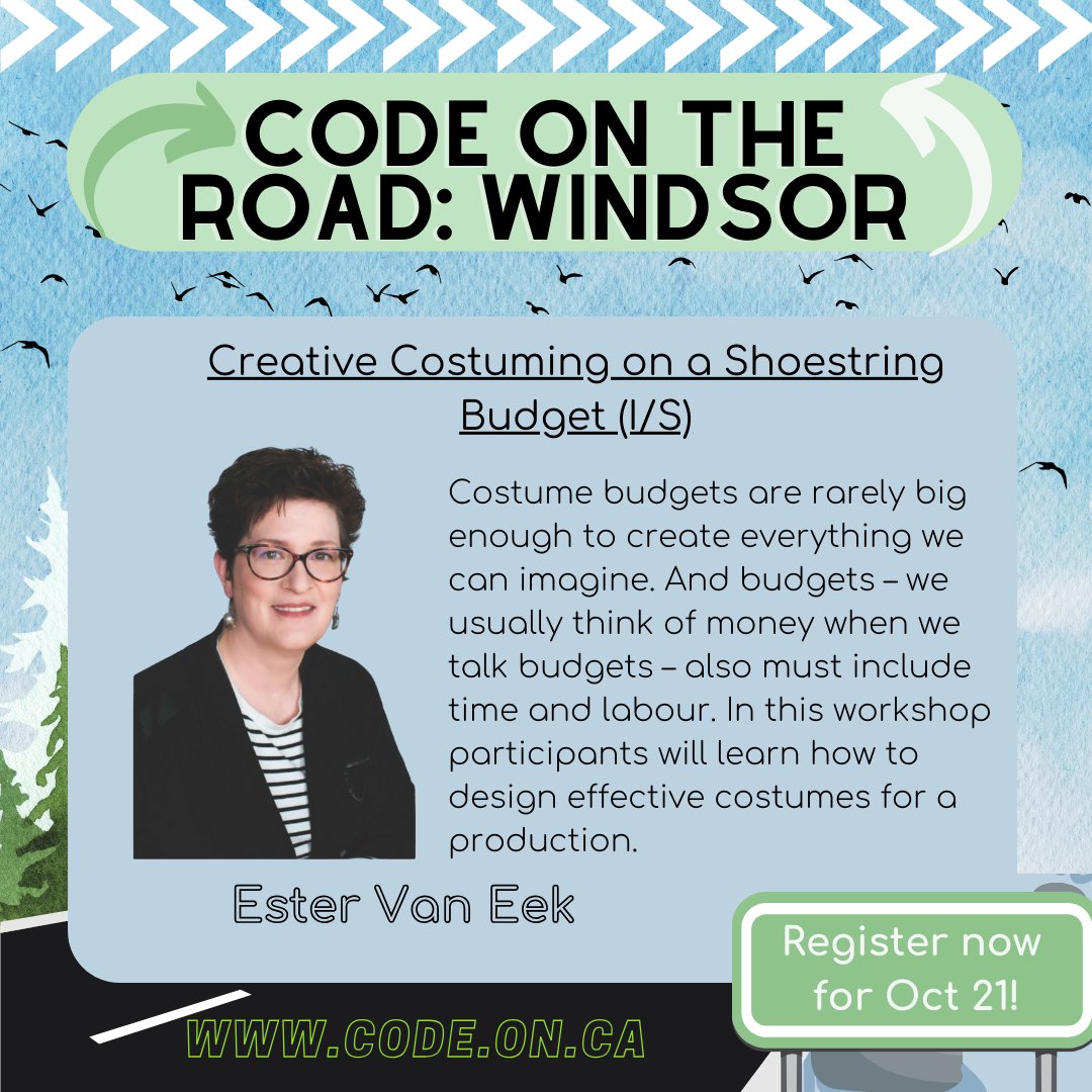 dramadancecode's tweet image. 🎤 Meet our three workshop presenters for #CODEontheROAD in Windsor&apos;s #theatreeducation track.

Join us Saturday October 21st 🗓 for a day of drama and dance sharing of ideas and expertise.
