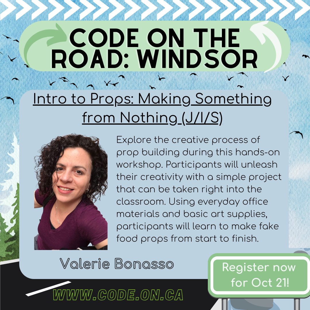dramadancecode's tweet image. 🎤 Meet our three workshop presenters for #CODEontheROAD in Windsor&apos;s #theatreeducation track.

Join us Saturday October 21st 🗓 for a day of drama and dance sharing of ideas and expertise.