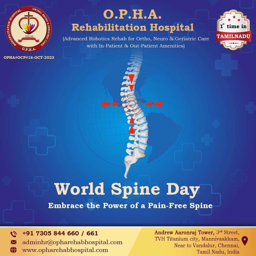 World Spine Day
Embrace the Power of a pain-free Spine
#SpineDay #SpineHealth #BackPainAwareness #SpinalWellness #BackPainPrevention #SpineFitness #SpinalAlignment #HealthySpine #SpineDay2023