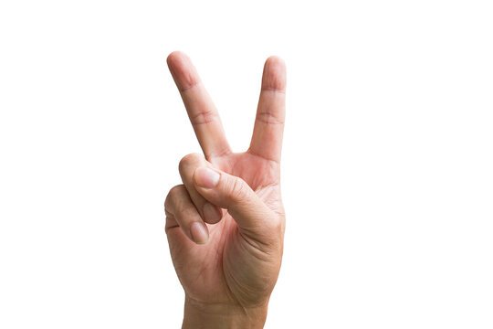 TonicPotionTTV's tweet photo. If the first one is a peace sign, the second one must be called a piece sign https://t.co/QYbHut4GlR