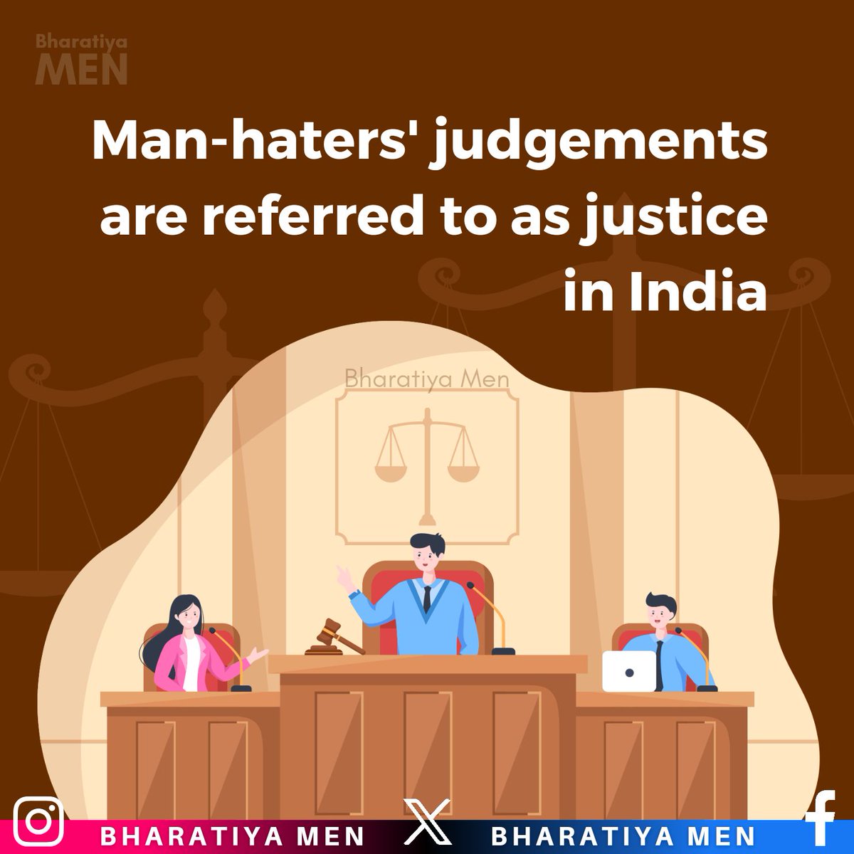 #JudicialMisandry #Men #Misandry #NotMyCJI #LegalTerrorism #MensRightsAreHumanRights