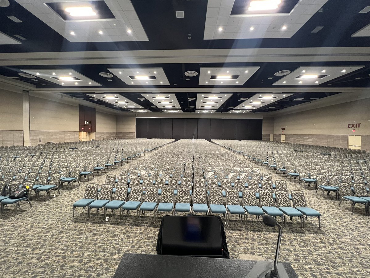 Come early for tomorrow’s plenary to grab the best seat! See you there! #informs2023