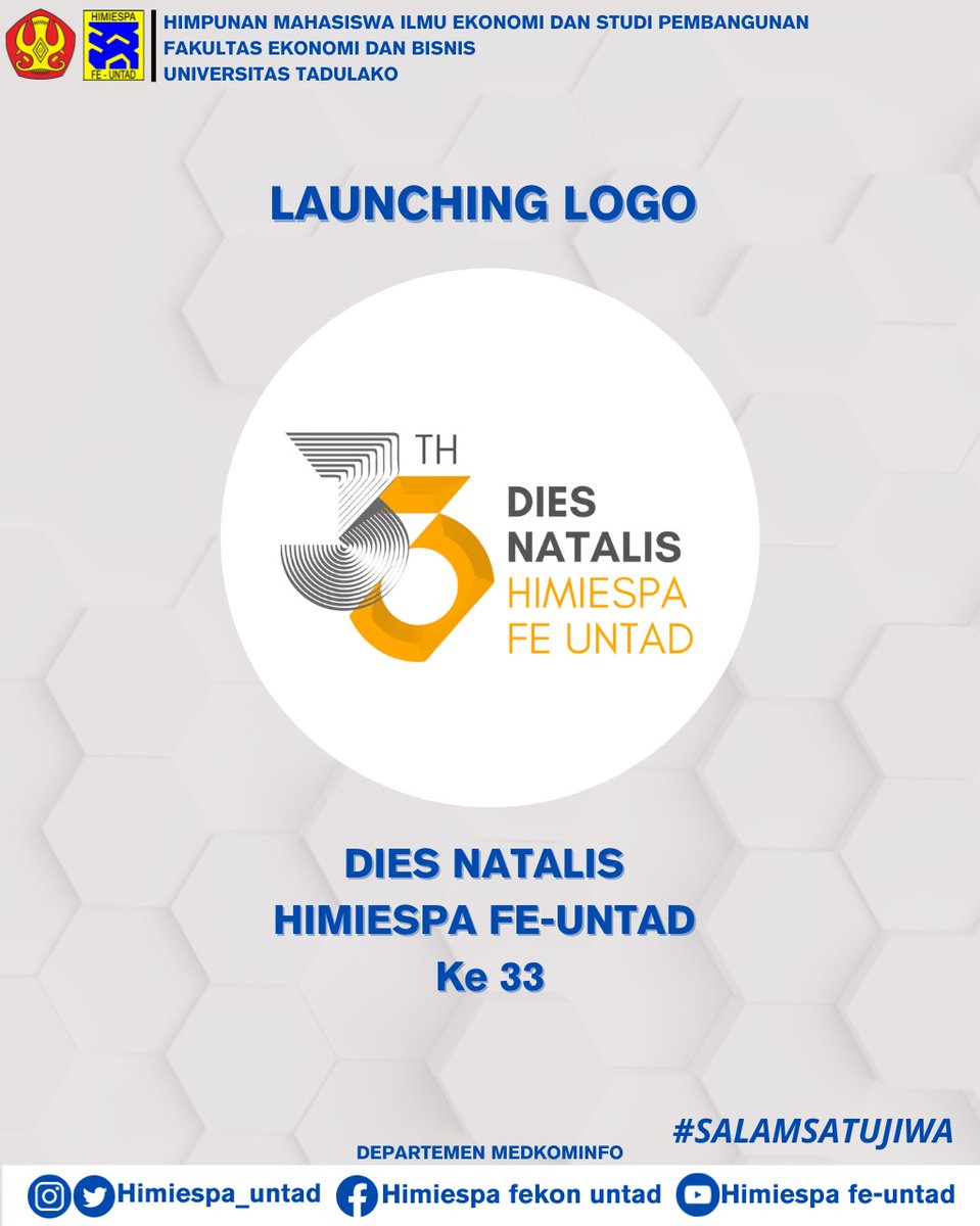 [ LOGO DIES NATALIS 2023 ]

Halo teman teman 👋
Yuk kenali filosofi logo DIES NATALIS 2023!

See you next information 
#salamsatujiwa
#diesnatalis